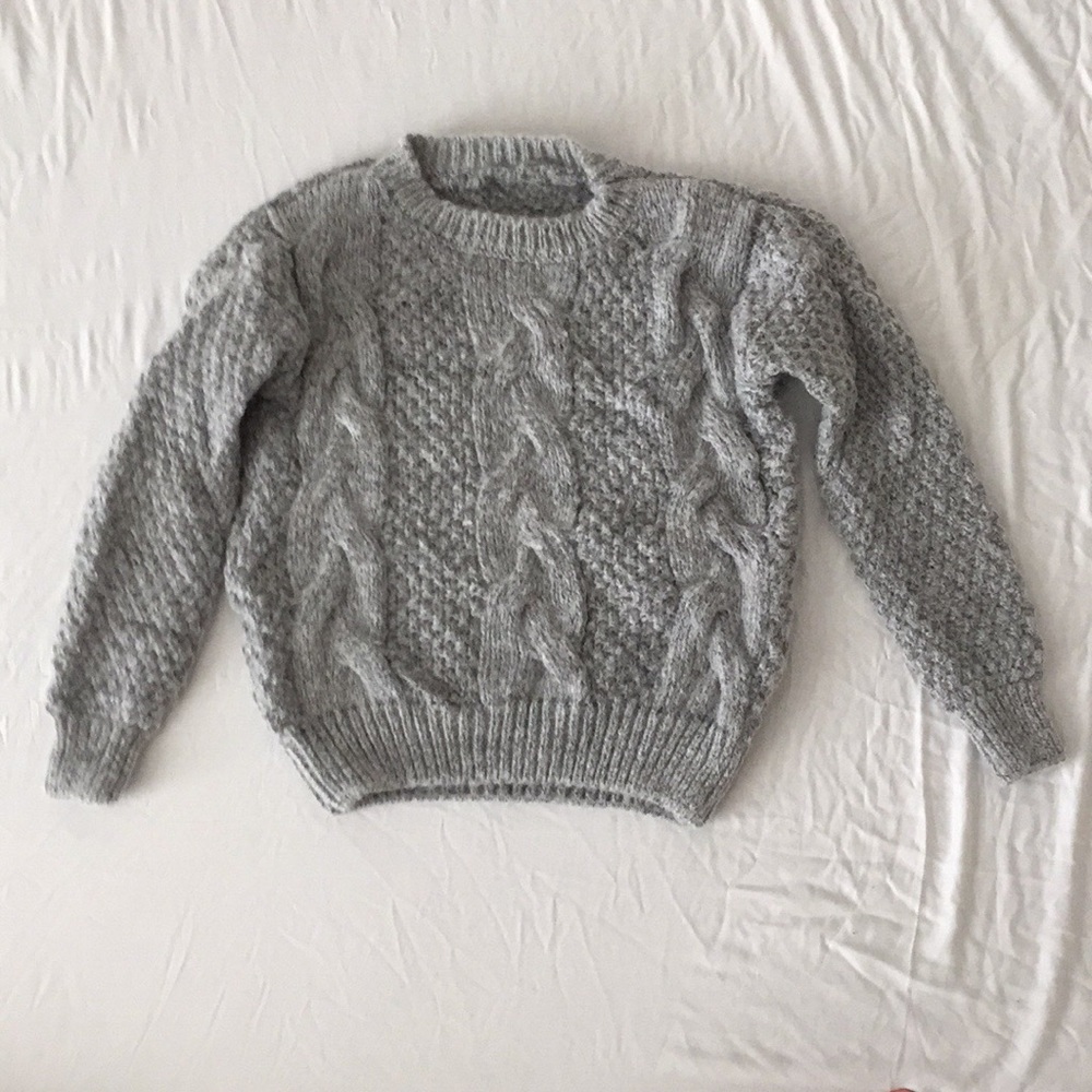 Gray sweater